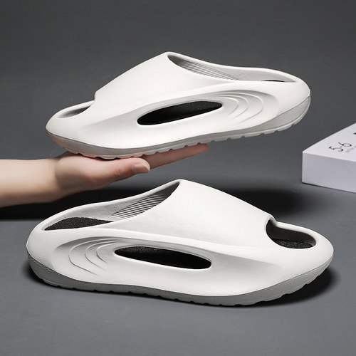 拖鞋男夏季外穿踩屎感浴室家用防滑耐磨户外海边游泳运动沙滩凉拖 - 图2