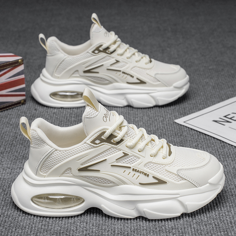 莆田男鞋2025年新款冬季青少年厚底增高气垫防滑防臭耐磨老爹潮鞋 - 图3