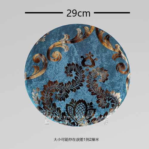 多功能成人现代布艺海棉坐垫板圆凳子钢筋凳配件餐凳面板家用座垫 - 图2