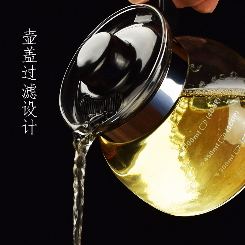 家用液体酒精炉煮茶器户外便携煮茶炉餐厅茶楼保温底座玻璃煮茶壶 - 图1