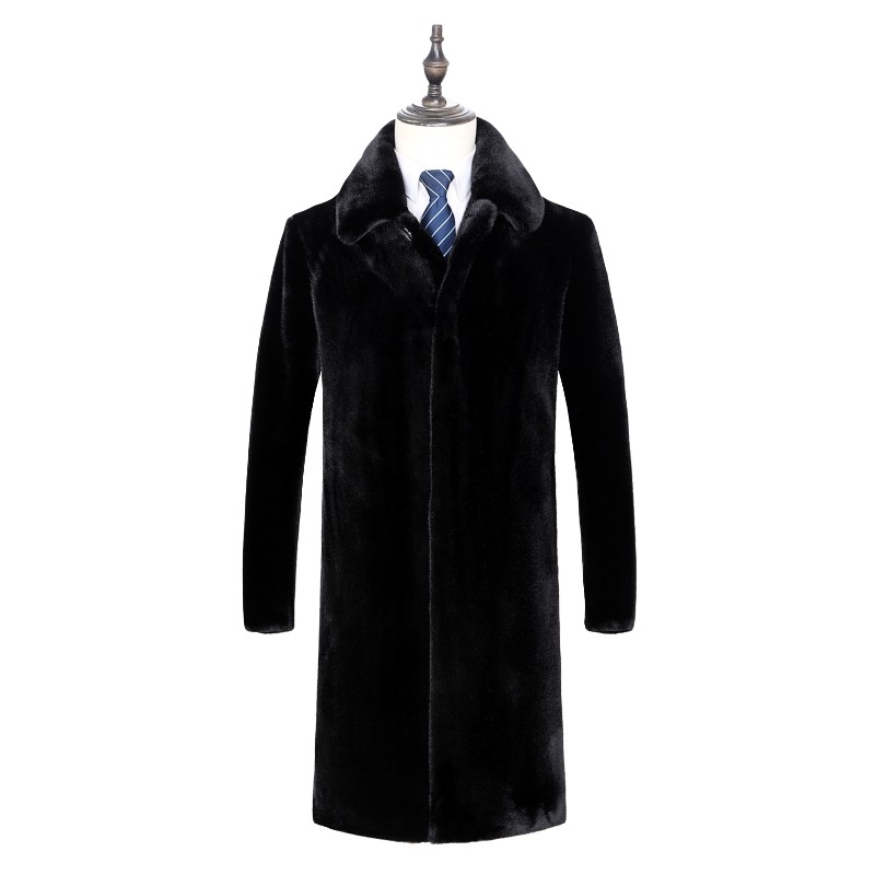 2025冬季新款男海宁皮草保暖长款水貂毛貂皮大衣中年男装翻领外套,淘宝优惠券,粉丝福利购,淘宝优惠卷