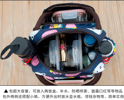加厚防水妈咪上班帆布手提包 女大容量多隔层妈妈牛津布手拎布包 - 图1