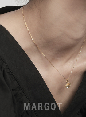 Margot手作高级感铃兰花项链