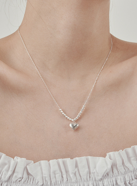 爱心吊坠项链颈链锁骨链
