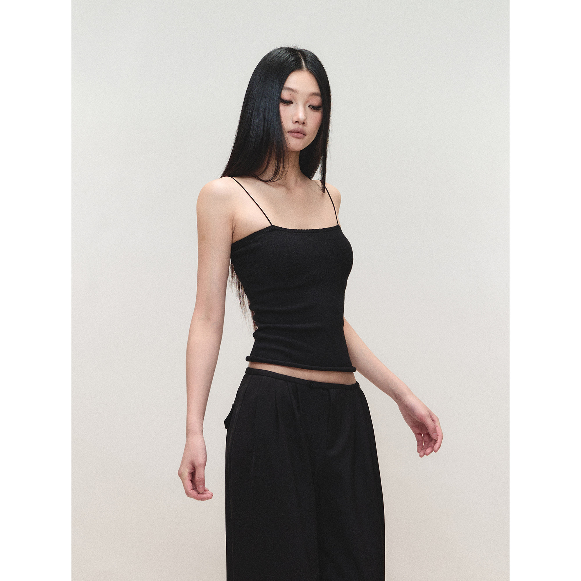 PEMPL 性感露肩针织吊带背心女弹力修身亲肤慵懒感全羊毛抹胸上衣,淘宝优惠券,粉丝福利购,淘宝优惠卷