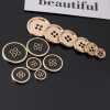 Small round buttons, metal buttons, coat buttons, suit cuff buttons, men's high-end windbreaker, woolen top buttons, women's shirts