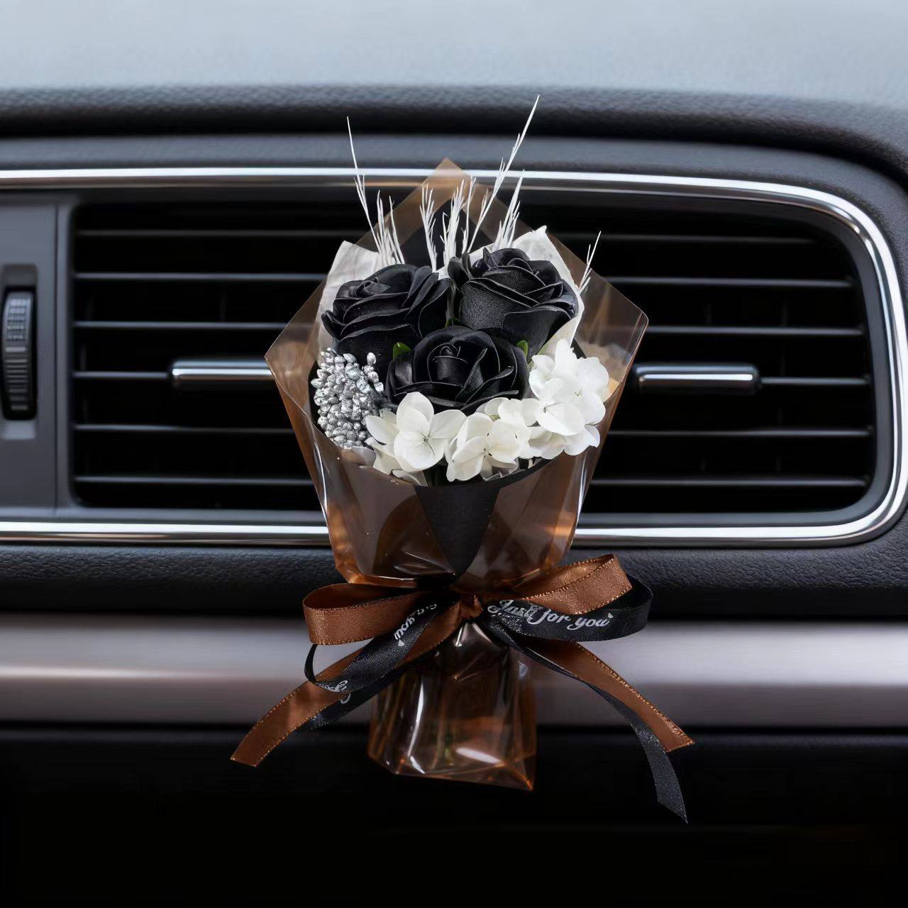 车载香薰永生迷你花束汽车空调口装饰品车内高级摆件生日节日礼物,淘宝优惠券,粉丝福利购,淘宝优惠卷