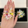 Real Flowers Preserved Flowers Groom Bride Wedding Ring Flowers