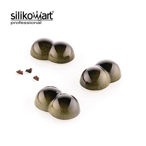 新品意大利进口 Silikomart Bolla半球系列巧克力模具块/条/板-图2