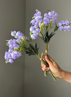 仿真铃兰花风铃花吊钟花手捧花束
