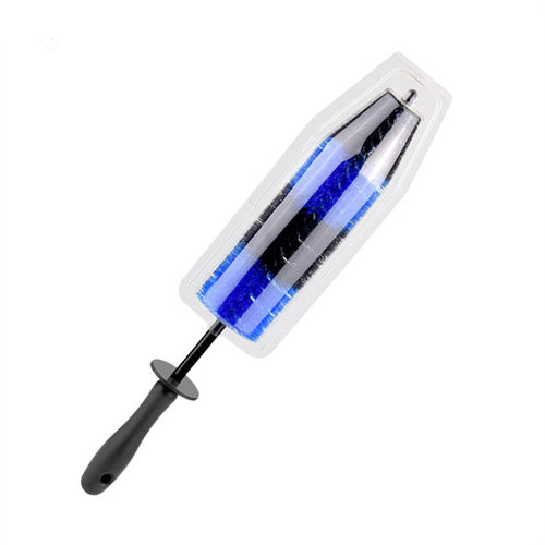 轮毂刷圣诞树形洗车刷子汽车钢圈清洁软毛刷工具刷车神器汽车车品 - 图1