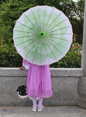 茉莉花伞摄影道具伞旗袍走秀伞工艺伞舞蹈伞绸布古典伞舞台道具伞