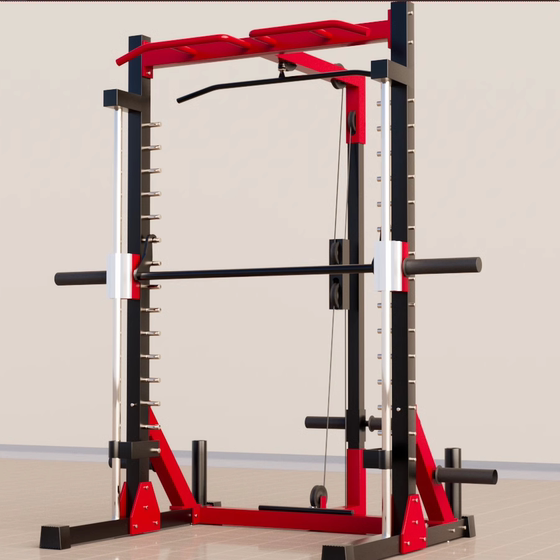 Multifunctional household squat rack, bench press rack, track rack