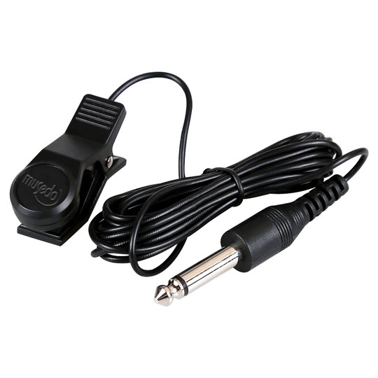 小天使CP-55拾音夹管乐古筝扬琴吉他通用夹式拾音线调音器连接线