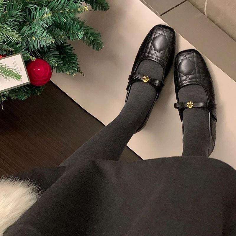 小香风内增高加绒玛丽珍鞋女2026早春季新款法式黑色晚晚单鞋瓢鞋,淘宝优惠券,粉丝福利购,淘宝优惠卷