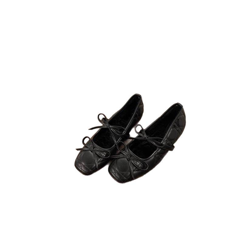 法式小香风内增高菱格玛丽珍女鞋2026年新款加绒保暖平底芭蕾舞鞋,淘宝优惠券,粉丝福利购,淘宝优惠卷