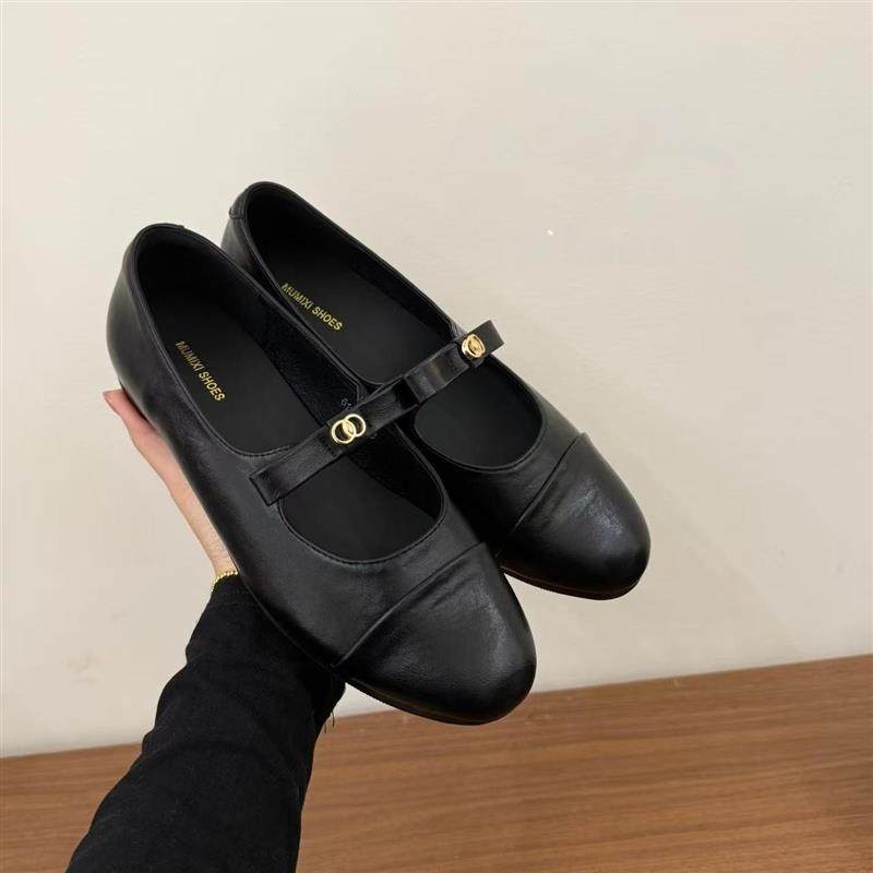 法式浅口一字带平底玛丽珍女鞋2026年新款小香风配裙子芭蕾单鞋,淘宝优惠券,粉丝福利购,淘宝优惠卷