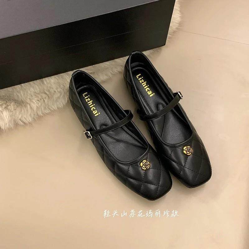 小香风内增高加绒玛丽珍鞋女2026早春季新款法式黑色晚晚单鞋瓢鞋,淘宝优惠券,粉丝福利购,淘宝优惠卷