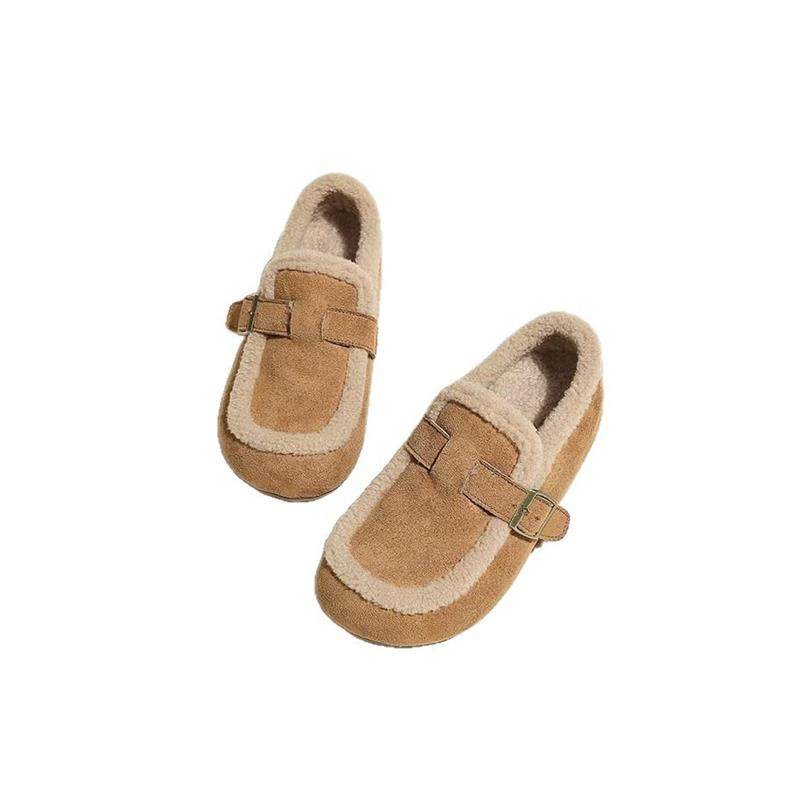 加绒勃肯鞋女2026冬季新款爆款百搭软底一脚蹬豆豆鞋保暖毛毛棉鞋,淘宝优惠券,粉丝福利购,淘宝优惠卷