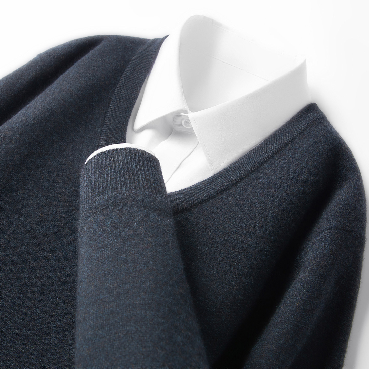 鄂尔多斯市100纯山羊绒衫男士V领毛衣加厚商务休闲中年针织羊毛衫,淘宝优惠券,粉丝福利购,淘宝优惠卷