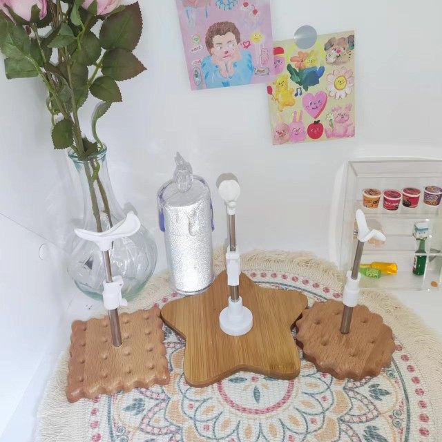 bjd6分4分猫爪支架饼干支架五角形支架可调节实木底座玩偶站立,淘宝优惠券,粉丝福利购,淘宝优惠卷