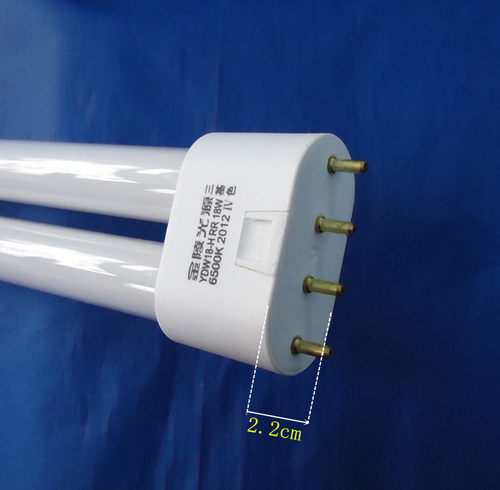 H型四平针节能灯管 PL-L/T5-18W24W36W40W55W 三基色H形 - 图0
