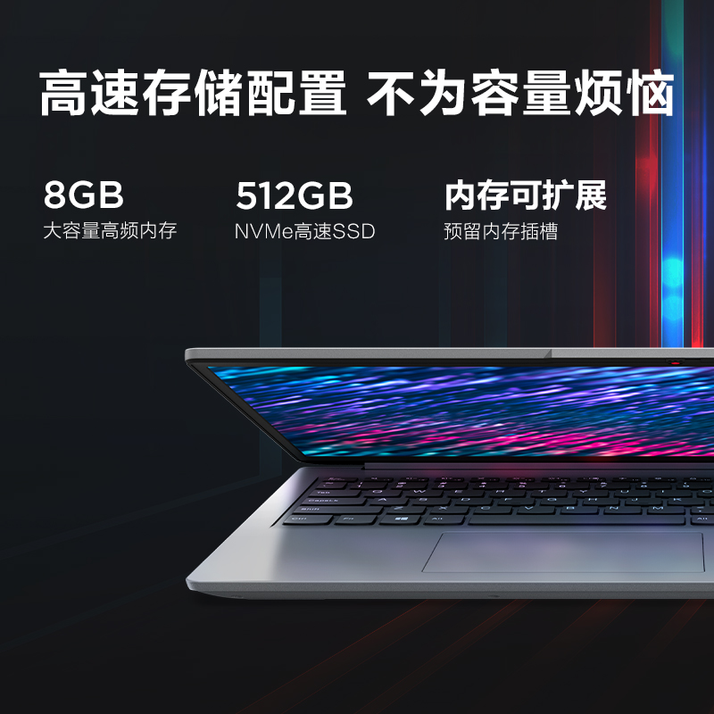 Lenovo/联想 ideapad 15锐龙版轻薄游戏笔记本电脑15.6英寸大屏学生商务办公学习官方正品非小新AIR14 2023款 - 图1