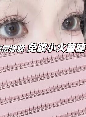 免胶小火苗自然仿真分段假睫毛