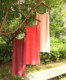 Cupro silk mid length dress cupro silk