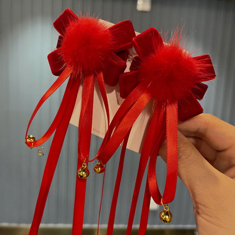 新年儿童古风蝴蝶结飘带发夹可爱宝宝国风头发饰女孩过年汉服配饰,淘宝优惠券,粉丝福利购,淘宝优惠卷