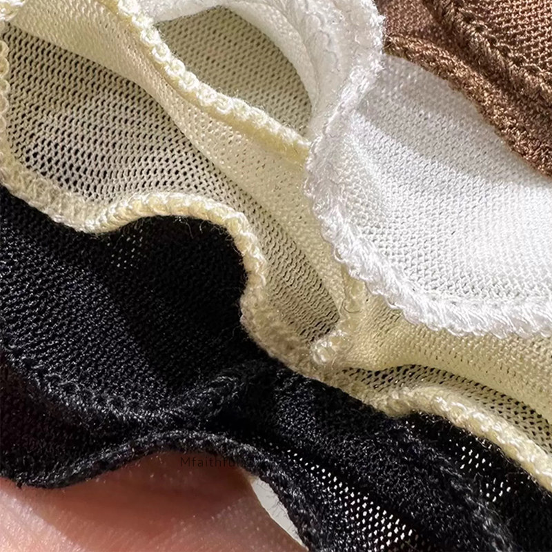 网纱假领子百搭2024春秋冬木耳内搭半高领薄短款打底衫无袖背心女,淘宝优惠券,粉丝福利购,淘宝优惠卷