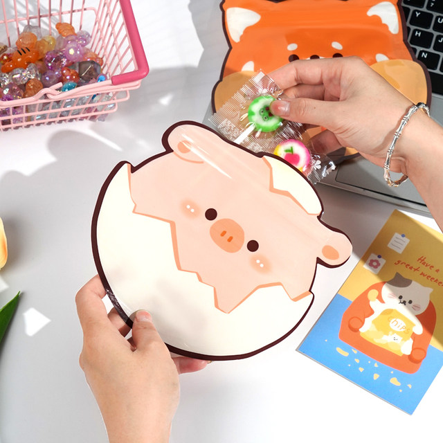 Center packaging plastic cute cartoon gift storage bag