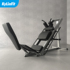 Commercial inverted pedal machine station squat down pedal trainer Hack squat machine leg strength fitness equipment 45 degree oblique squat machine