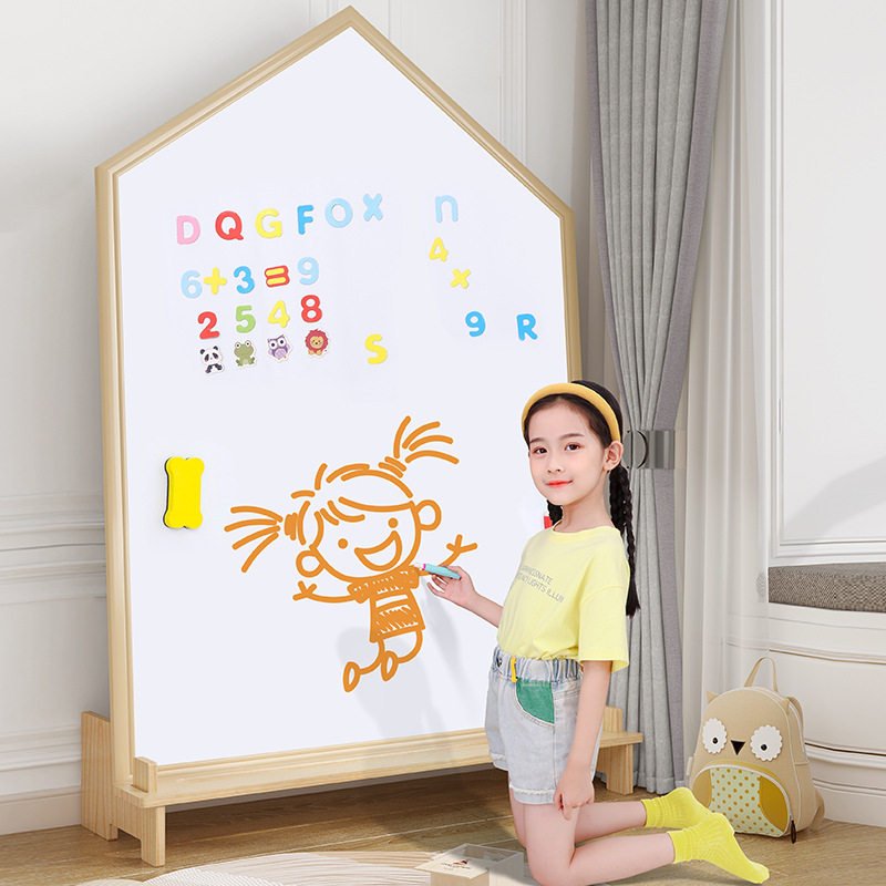 儿童玩具磁性绘画画板大号家用无尘涂鸦板宝宝白板双面小黑板可擦,淘宝优惠券,粉丝福利购,淘宝优惠卷