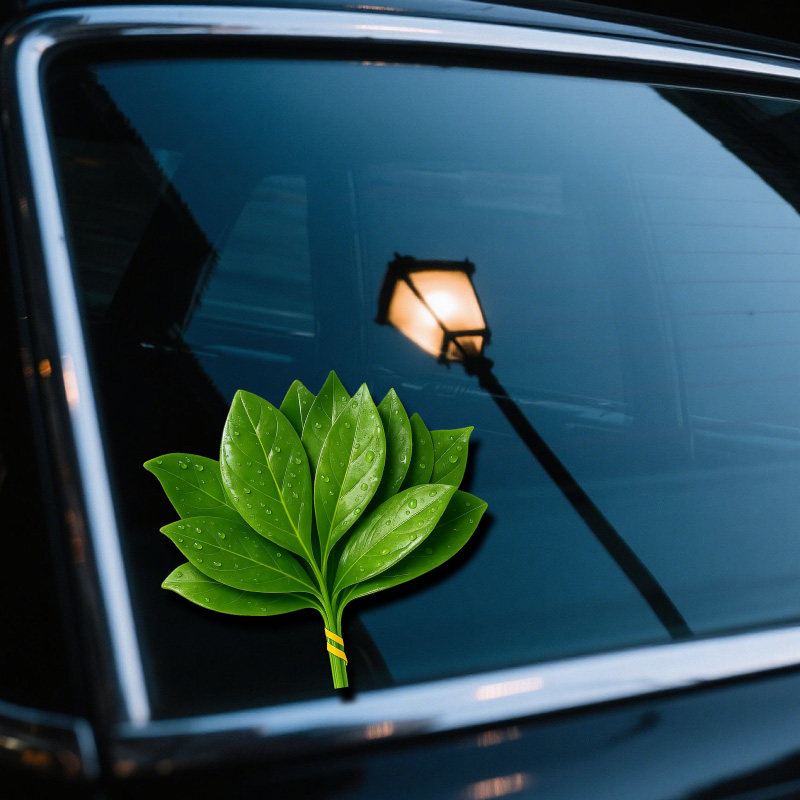 有趣个性好运碌柚叶汽车车窗贴纸晦气走走好运柚子叶汽车装饰车贴,淘宝优惠券,粉丝福利购,淘宝优惠卷