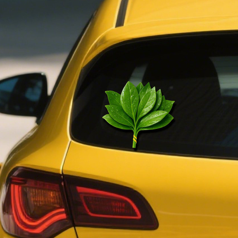 有趣个性好运碌柚叶汽车车窗贴纸晦气走走好运柚子叶汽车装饰车贴,淘宝优惠券,粉丝福利购,淘宝优惠卷