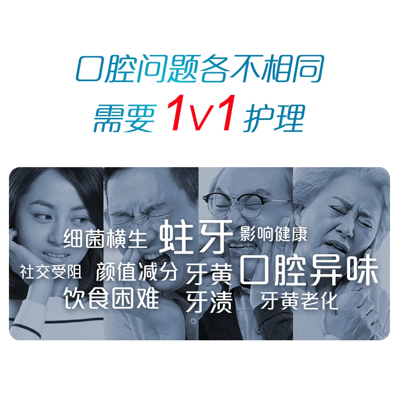 【淘享】高露洁牙膏多效护理实惠家庭装套组4支装T