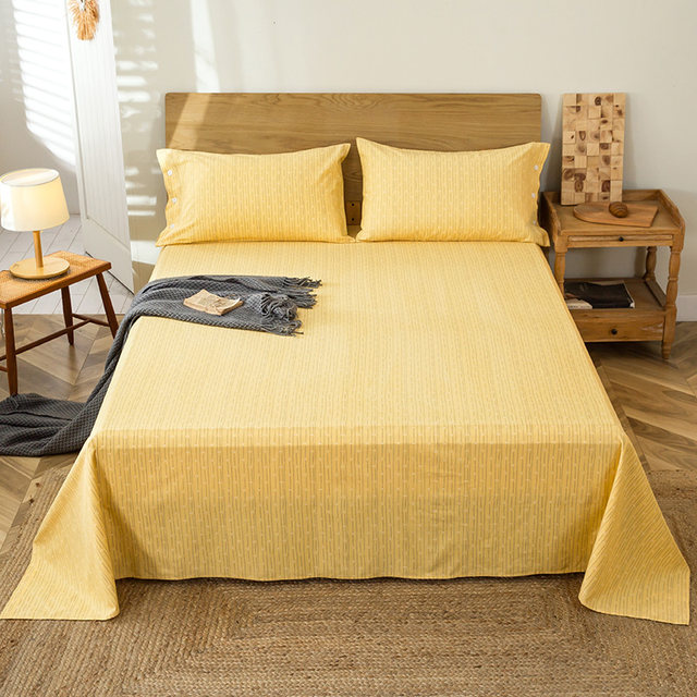 Furted sheets, single piece pure cotton, full cotton dormitory single person