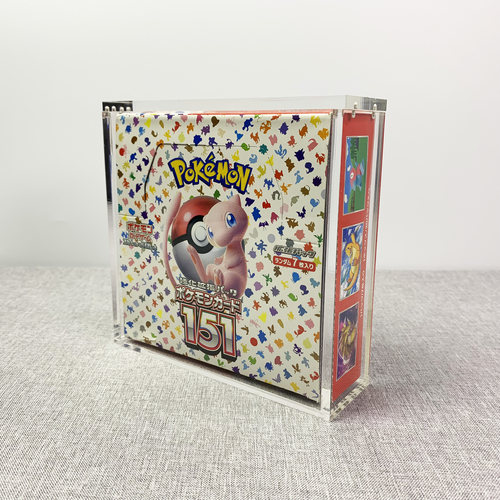 简中 日版 美版宝可梦防尘亚克力展示盒 ETB Booster 151 sv2a - 图3