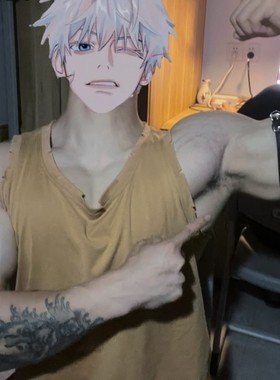 男生项圈体育生1S颈环健身教练肌肉猛男0M臂环网红choker项链颈带