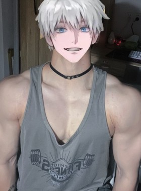 男生chocker体育生1S简约项圈型男黑色项链肌肉男颈链情侣锁骨链