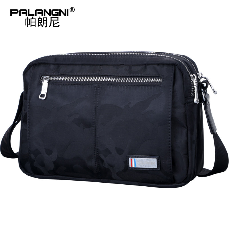 帕朗尼帆布潮休闲运动牛津纺单肩包 帕朗尼箱包男士包袋