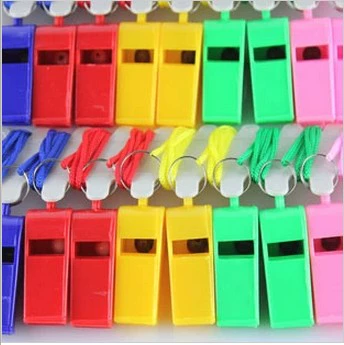 Цветный пластиковый свисток, рассылка для свистка -рефери, поклонники в фанатах.