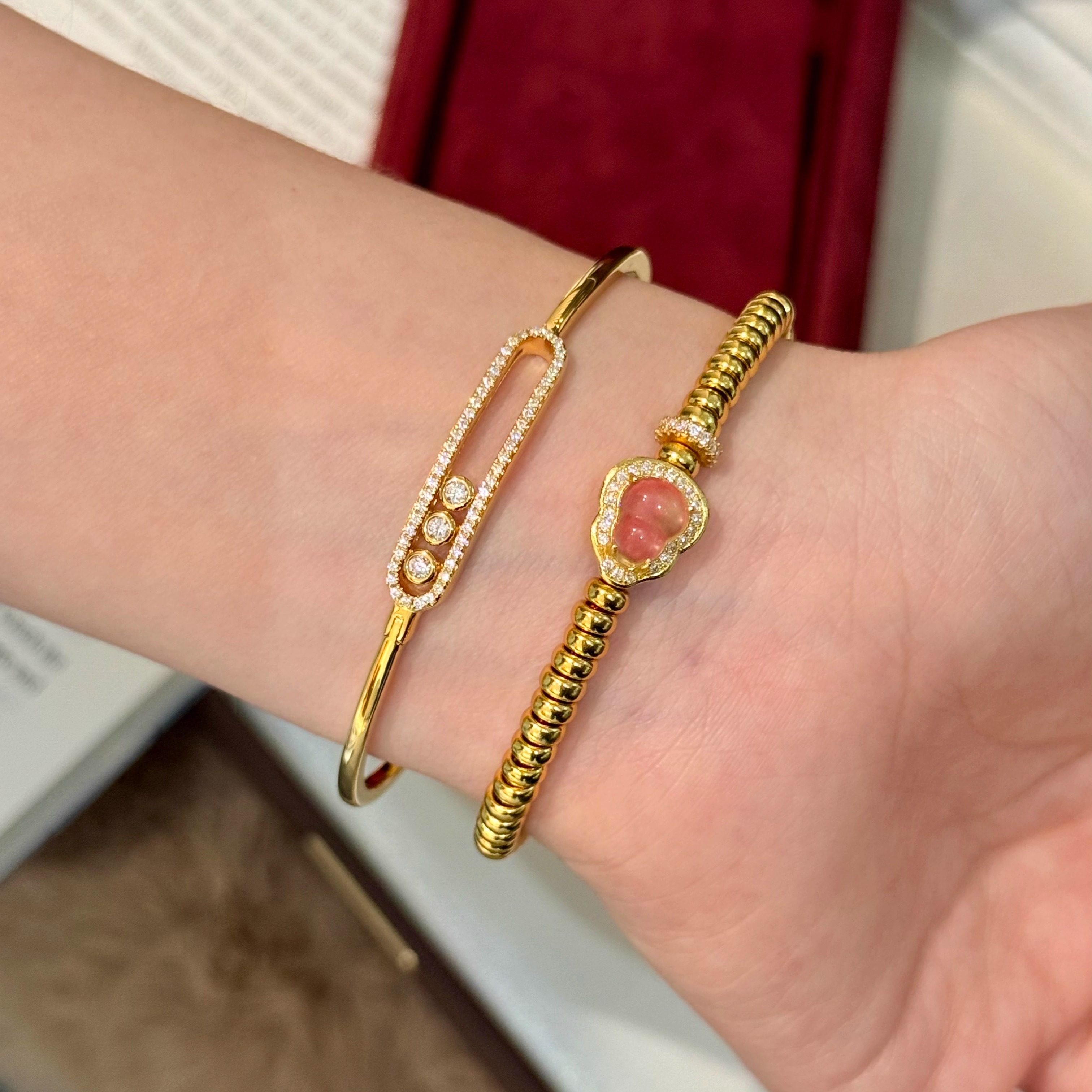 蕾迪【吉.红绳水沫玉盘缠】s925银镀真金配饰盘缠手串女小众轻奢,淘宝优惠券,粉丝福利购,淘宝优惠卷