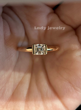 蕾迪1.2克拉阿斯切回形戒指