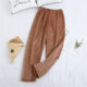 Increase coral velvet loose fairy warm pants in autumn and winter