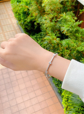 2025新款轻奢时尚爱心水滴手链