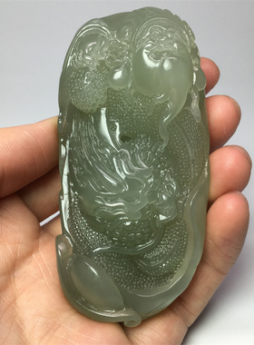 财神手把件和田玉细度一级