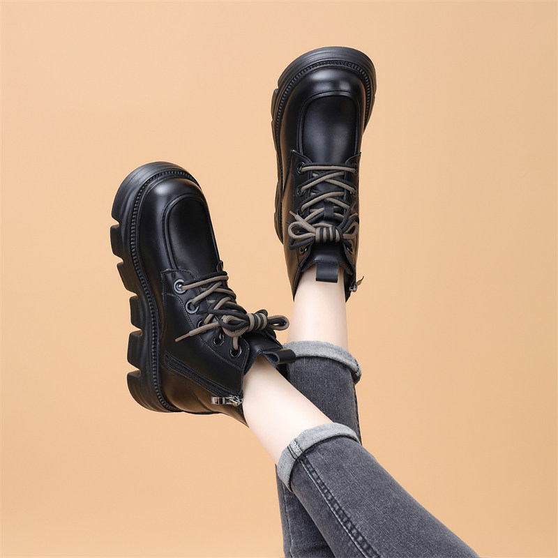 东北羊毛雪地靴大棉冬季真皮马丁靴女松糕厚底皮毛一体短靴大码42,淘宝优惠券,粉丝福利购,淘宝优惠卷