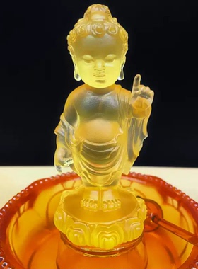 琉璃浴佛太子佛盆套装组合